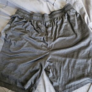 Men's Reebook Charcoal Gray Shorts